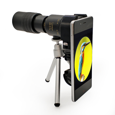telescopio de Smartphone del enfoque 7-17x30 para el trípode del teléfono móvil