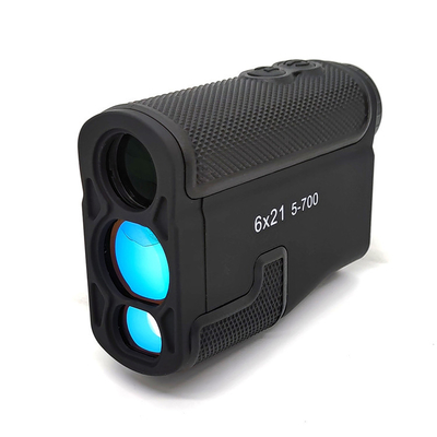 telémetro del laser de la distancia del golf 6x25, telémetro óptico los 4-700m del golf los 5-1000m