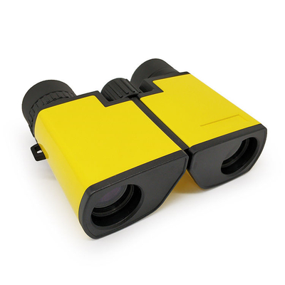 10x22 de alta resolución embroma a Toy Binoculars Bak 4 granangulares portátiles de la prisma
