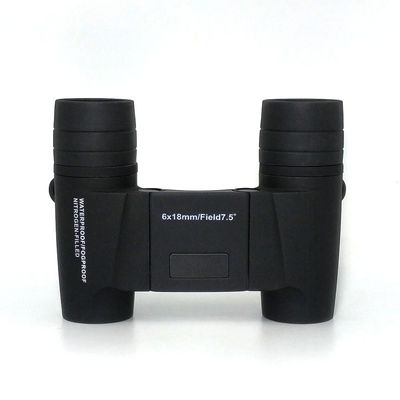 Telescopio plegable del acuerdo de Mini Binoculars 6x18 con prenda impermeable