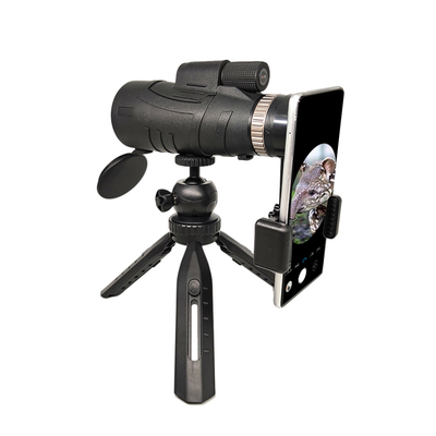telescopio Bak4 monocular del teléfono móvil del poder más elevado 12x50 con el tenedor del trípode