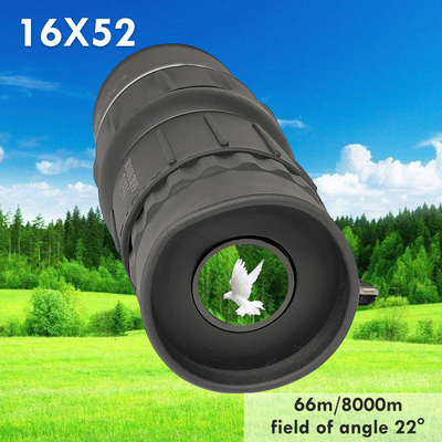 El enfoque que camina el telescopio monocular, la óptica dual monocular del foco 16x52 enfoca telescopio