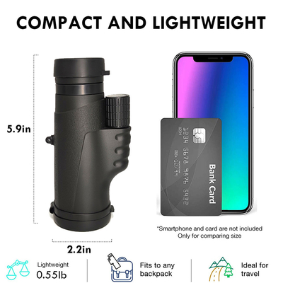 Telescopio monocular impermeable 10x42 de la gama larga con la visión nocturna