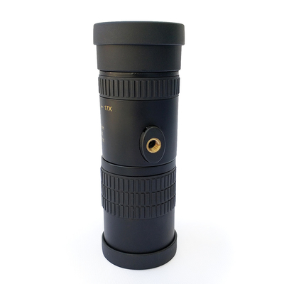 telescopio monocular del foco dual 7-17x30 con el trípode del clip del teléfono para la lente de cámara