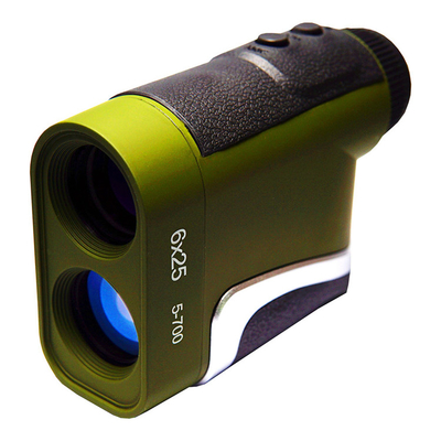 Pequeño telémetro del golf con la bolsa, buscador de distancia del laser de la pelota de golf 6x25