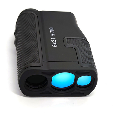 telémetro del laser de la distancia del golf 6x25, telémetro óptico los 4-700m del golf los 5-1000m