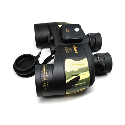 Camufle a Marine Binoculars militar 7x50m m con el compás