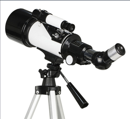 Telescopio del refractor de los principiantes de la lente 16-40x70 del viaje FMC con Carry Bag Tripod