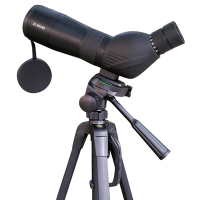 Telescopio de la observación de pájaros de Porro Bak4 20-60x60 con el trípode