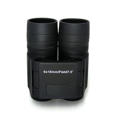 Telescopio plegable del acuerdo de Mini Binoculars 6x18 con prenda impermeable