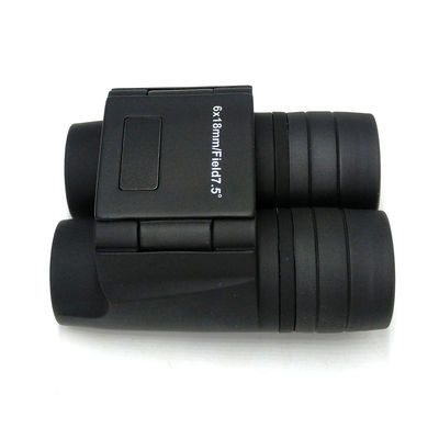 Telescopio plegable del acuerdo de Mini Binoculars 6x18 con prenda impermeable