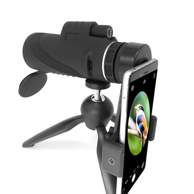 Telescopio monocular termal 12x50 HD de la visión nocturna del teléfono militar con el adaptador del teléfono
